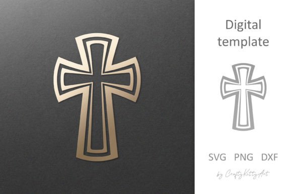 Christian Faith Cross SVG for Laser Cutting Wall Decor