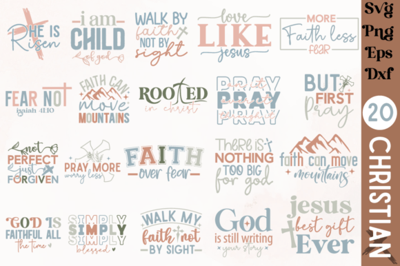 Christian SVG Bundle: A Versatile Graphics Asset for Crafts