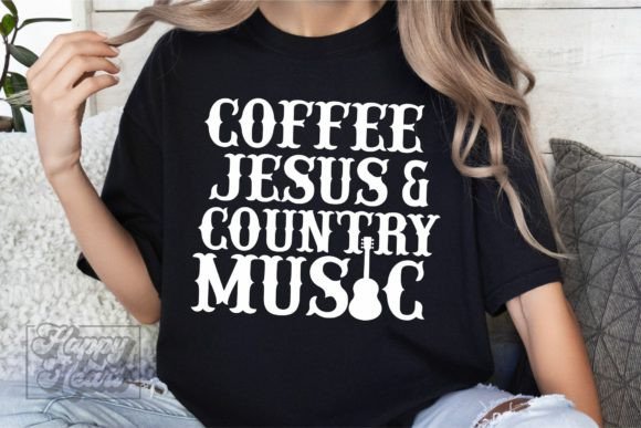 Coffee Jesus Country Music SVG: A Unique Embroidery Design