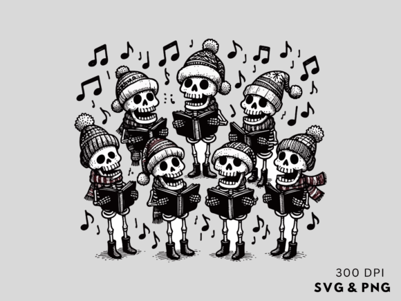 Funny Christmas Skeleton SVG PNG: A Versatile Graphics and Illustrations Asset
