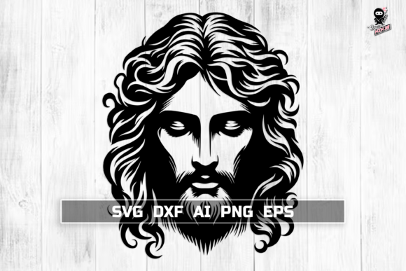 Jesus Christ Portrait SVG: A Versatile Graphics Asset for Crafts