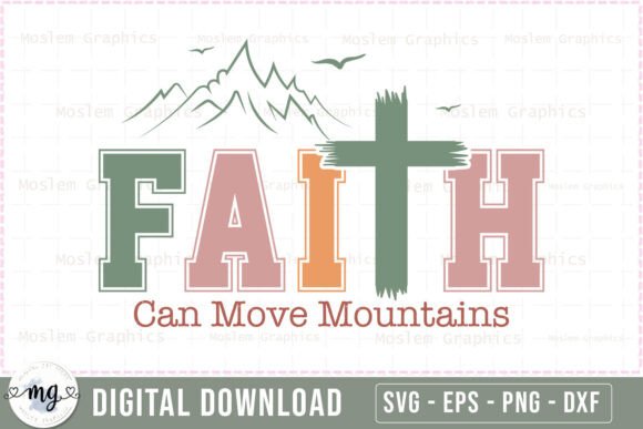 Review: Faith Can Move Mountains - Jesu SVG for Crafts & Graphics